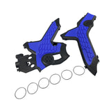 Maxbell Protective Cover Panel Premium Motorcycle Frame Guard for Honda Crf300L Blue
