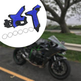 Maxbell Protective Cover Panel Premium Motorcycle Frame Guard for Honda Crf300L Blue
