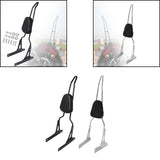 Maxbell Motorcycle Rear Seat Backrest Sturdy Multiuse for Motorbike Attachments A