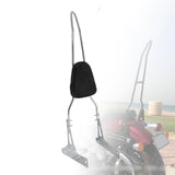 Maxbell Motorcycle Rear Seat Backrest Sturdy Multiuse for Motorbike Attachments B