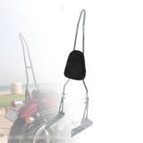 Maxbell Motorcycle Rear Seat Backrest Sturdy Multiuse for Motorbike Attachments B