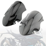 Maxbell Motorcycle Windshield Replacement Wind Deflector for Cfmoto 22-23 450SR Gray