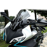 Maxbell Motorcycle Windshield Replacement Wind Deflector for Cfmoto 22-23 450SR Gray