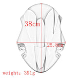 Maxbell Motorcycle Windshield Replacement Wind Deflector for Cfmoto 22-23 450SR Gray