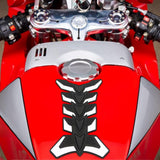 Maxbell Generic Motorcycle Gas Tank Protector Pad Universal Motorcycle Tank Sticker white