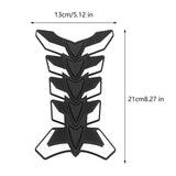 Maxbell Generic Motorcycle Gas Tank Protector Pad Universal Motorcycle Tank Sticker white