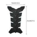 Maxbell Generic Motorcycle Gas Tank Protector Pad Universal Motorcycle Tank Sticker black