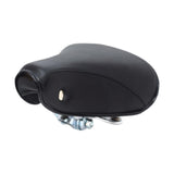 Maxbell Vintage Bike Saddle Waterproof Retro Rivet Spring Cushion for Men Women Black