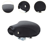Maxbell Vintage Bike Saddle Waterproof Retro Rivet Spring Cushion for Men Women Black