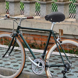 Maxbell Vintage Bike Saddle Waterproof Retro Rivet Spring Cushion for Men Women Black