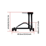 Maxbell Motorcycle Stand Sturdy Simple Installation Metal Motorcycle Lift Jack Stand Style C