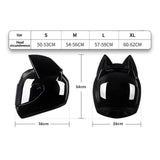 Maxbell Motorcycle Helmet Full Face Unisex Cap Comfortable Breathable Bike Helmet S