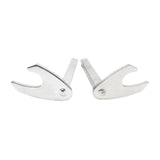 Maxbell 2 Pieces Motorcycle Stand Hooks Metal Heavy Duty Motorbike Accessory U Hooks