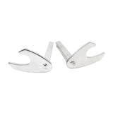 Maxbell 2 Pieces Motorcycle Stand Hooks Metal Heavy Duty Motorbike Accessory U Hooks