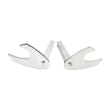 Maxbell 2 Pieces Motorcycle Stand Hooks Metal Heavy Duty Motorbike Accessory U Hooks
