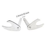 Maxbell 2 Pieces Motorcycle Stand Hooks Metal Heavy Duty Motorbike Accessory U Hooks