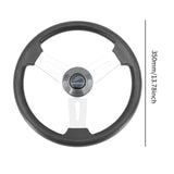 Maxbell Generic Boat Steering Wheel 3 Spoke for Sea Vessels Pontoons Speedboats