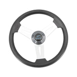 Maxbell Generic Boat Steering Wheel 3 Spoke for Sea Vessels Pontoons Speedboats