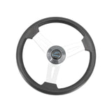 Maxbell Generic Boat Steering Wheel 3 Spoke for Sea Vessels Pontoons Speedboats