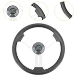 Maxbell Generic Boat Steering Wheel 3 Spoke for Sea Vessels Pontoons Speedboats