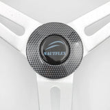 Maxbell Generic Boat Steering Wheel 3 Spoke for Sea Vessels Pontoons Speedboats