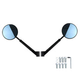 Maxbell 2x Motorcycle Bar End Mirrors Modified Blue Lens Rearview Mirror for NS125LA