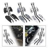 Maxbell Motorcycle Crash Guard Footboard Protector for Yamaha Xmax300 2018-2023 Black