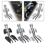 Maxbell Motorcycle Crash Guard Footboard Protector for Yamaha Xmax300 2018-2023 Black