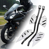 Maxbell Motorcycle Crash Guard Footboard Protector for Yamaha Xmax300 2018-2023 Black