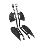 Maxbell Motorcycle Crash Guard Footboard Protector for Yamaha Xmax300 2018-2023 Black