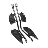 Maxbell Motorcycle Crash Guard Footboard Protector for Yamaha Xmax300 2018-2023 Black