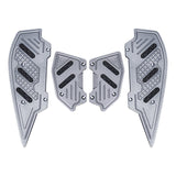 Maxbell Motorcycle Crash Guard Footboard Protector for Yamaha Xmax300 2018-2023 Dark Silver