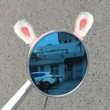 Maxbell 2Pcs Easy Installation Attractive Multifunctional Creative Design Plush Ears White Rabbit Ears