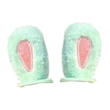 Maxbell 2Pcs Easy Installation Attractive Multifunctional Creative Design Plush Ears Green Rabbit Ears