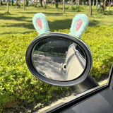 Maxbell 2Pcs Easy Installation Attractive Multifunctional Creative Design Plush Ears Green Rabbit Ears