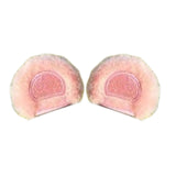 Maxbell 2Pcs Easy Installation Attractive Multifunctional Creative Design Plush Ears Pink Bear Ears