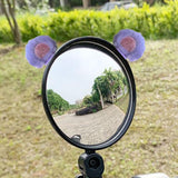 Maxbell 2Pcs Easy Installation Attractive Multifunctional Creative Design Plush Ears Purple Bear Ears