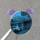Maxbell 2Pcs Easy Installation Attractive Multifunctional Creative Design Plush Ears Purple Bear Ears