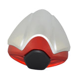 Maxbell Motorcycle Rear Seat Cowl Cover Professional Fairing Pillion for Suzuki Red Silver