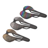 Maxbell Road Bike Saddle Seat 3D for Road Bikes, Mountain Bikes Ergonomic Hollow Out Black Colorful