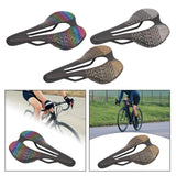 Maxbell Road Bike Saddle Seat 3D for Road Bikes, Mountain Bikes Ergonomic Hollow Out Black Colorful