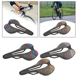 Maxbell Road Bike Saddle Seat 3D for Road Bikes, Mountain Bikes Ergonomic Hollow Out Black Colorful