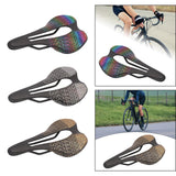 Maxbell Road Bike Saddle Seat 3D for Road Bikes, Mountain Bikes Ergonomic Hollow Out Black Colorful