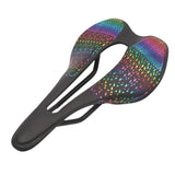 Maxbell Road Bike Saddle Seat 3D for Road Bikes, Mountain Bikes Ergonomic Hollow Out Black Colorful