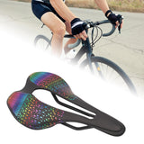 Maxbell Road Bike Saddle Seat 3D for Road Bikes, Mountain Bikes Ergonomic Hollow Out Black Colorful