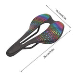 Maxbell Road Bike Saddle Seat 3D for Road Bikes, Mountain Bikes Ergonomic Hollow Out Black Colorful