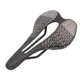 Maxbell Road Bike Saddle Seat 3D for Road Bikes, Mountain Bikes Ergonomic Hollow Out Black Silver