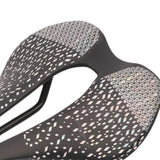 Maxbell Road Bike Saddle Seat 3D for Road Bikes, Mountain Bikes Ergonomic Hollow Out Black Silver