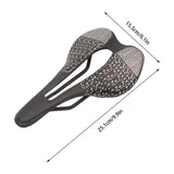 Maxbell Road Bike Saddle Seat 3D for Road Bikes, Mountain Bikes Ergonomic Hollow Out Black Silver