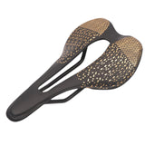 Maxbell Road Bike Saddle Seat 3D for Road Bikes, Mountain Bikes Ergonomic Hollow Out Black Golden